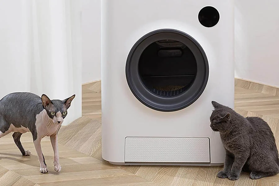 litter boxes for multiple cats
